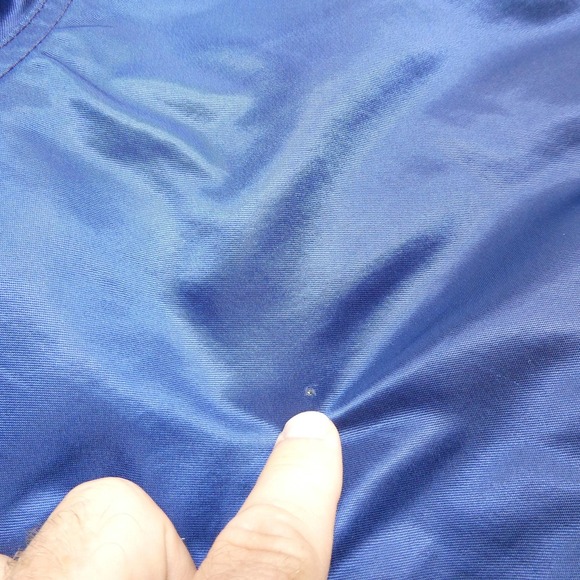 Vintage Minnesota Twins Jacket Mens XL Blue MLB Baseball Starter Satin Made‎ USA - Picture 4 of 11